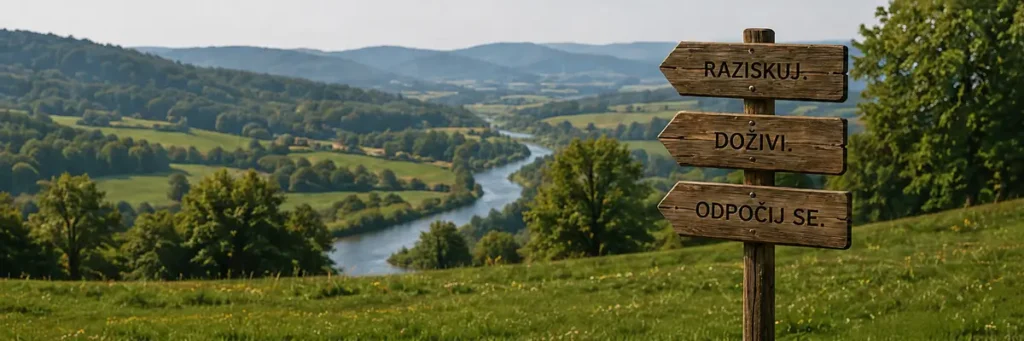 Oddih v Dobovi – slikovita pokrajina Posavja z reko, sodobna nastanitev, wellness in raziskovanje okolice.